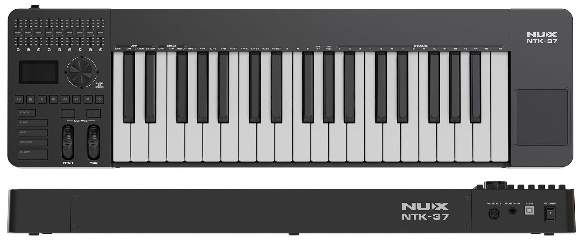 NUX NTK Series: nuevos teclados controladores que integran